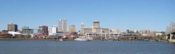 Peoria Illinois Skyline