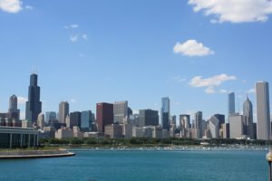 Chicago IL DISCOUNT REALTOR city skyline Lake Michigan