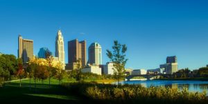 Columbus OH DISCOUNT REALTOR city skyline