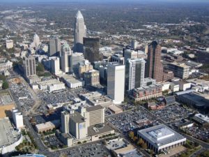 Charlotte NC DISCOUNT REALTOR city skyline