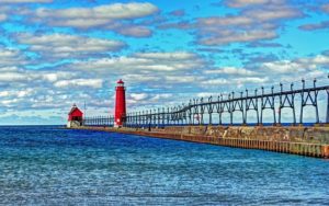 Grand Haven MI DISCOUNT REALTOR pier Lake Michigan