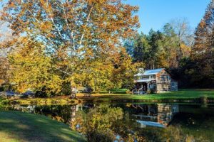 Martinsburg WV DISCOUNT REALTOR home cabin pond landscape